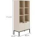 Knihovna Austin 80 cm kašmír/černá