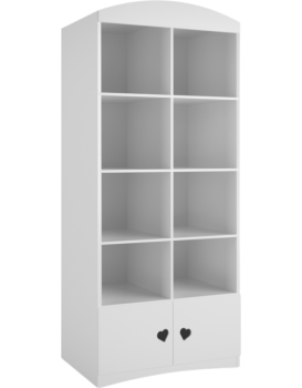 Dětský regál Julia 90 cm bílý