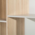 Regál Ryga 07 120 cm dub Riva/šedý