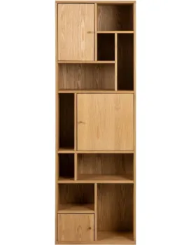 Knihovna Rangoon 60 cm dub přírodní olejovaný