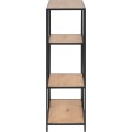 Regál Seaford 77x114 cm divoký dub