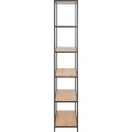 Regál Seaford II 77x185 cm divoký dub