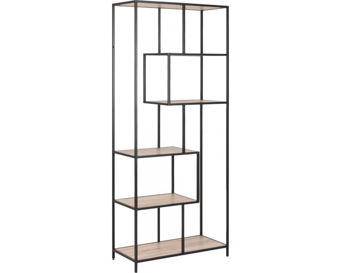 Regál Seaford 77x185 cm dub sonoma