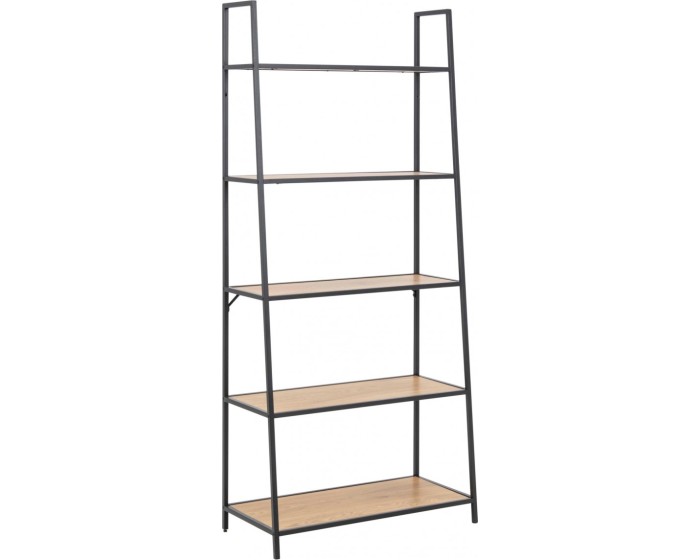 Regál Seaford 77x174,5 cm divoký dub