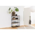 Regál Seaford II 77x114 cm divoký dub