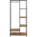Regál Seaford 77x165 cm divoký dub
