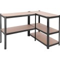 Regál Wera 90x180 cm černý
