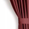 Závěs AmeliaHome Blackout s průchodkami 140x245 cm růžové víno