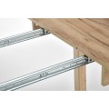 Jídelní rozkládací stůl RINGO 102/142 cm dub craft zlatý