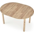 Jídelní rozkládací stůl RINGO 102/142 cm dub craft zlatý
