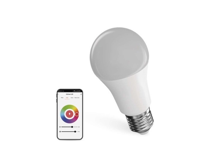 Chytrá žárovka GoSmart LED E27 9W 230V ZigBee RGB stmívatelná