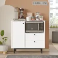 Skříňka na mikrovlnku Houseland Royce 01 bílá