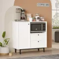 Skříňka na mikrovlnku Houseland Royce 01 bílá