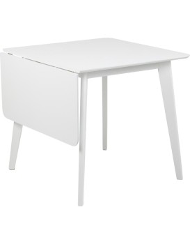 Jídelní rozkládací stůl Roxby 80/120 cm bílý