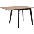 Jídelní rozkládací stůl Roxby 80/120 cm dub riviéra/černý