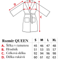 Dámský fleecový župan COMFORT QUEEN vel. M růžový
