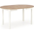 Jídelní rozkládací stůl RINGO 102/142 cm dub craft zlatý/bílý
