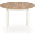 Jídelní rozkládací stůl RINGO 102/142 cm dub craft zlatý/bílý