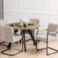 Jídelní rozkládací stůl Zalida 120/210 cm dub amber/černý