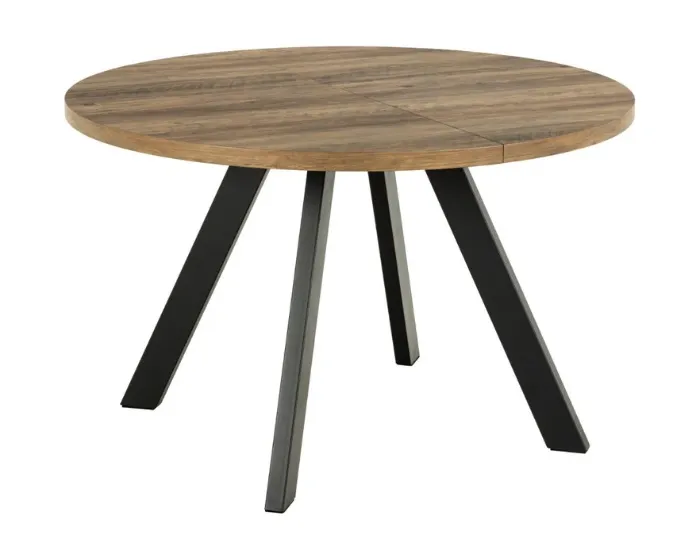 Jídelní rozkládací stůl Zalida 120/210 cm dub amber/černý