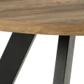 Jídelní rozkládací stůl Zalida 120/210 cm dub amber/černý