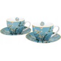 Sada 2 ks porcelánových hrnků Van Gogh A-lmond Blossom 250 ml vícebarevná