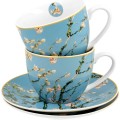 Sada 2 ks porcelánových hrnků Van Gogh A-lmond Blossom 250 ml vícebarevná