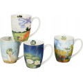 Sada 4 ks porcelánových hrnků Claude Monet 350 ml vícebarevná