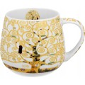 Porcelánový hrnek Klimt Ecru Tree Of Life 430 ml ecru/vícebarevný