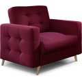 Sedací souprava ASGARD 3+1 Mat Velvet 68 vínová