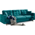Sedací souprava ASGARD 3+1 Mat Velvet 75 zelená