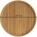 Kulatý bambusový podnos TOLO 19,5 cm natural