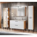 Koupelnová skříňka vysoká Madera 800 dub artisan/bílá