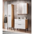 Koupelnová skříňka vysoká Madera 800 dub artisan/bílá