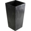 Sada 3 ks květináčů Walter černý beton