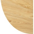 Jídelní stůl Ema 90 cm z masivu hnědý/černý