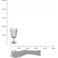 Sklenice na víno Line 300 ml kouřově šedá