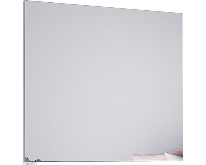 Zrcadlo Stella 90x78 cm lesklé bílé