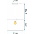 Visací stropní svítidloAPP1015-1CP stříbrné
