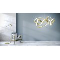 Stropní svítidlo na dálkové ovládání LED EVE APP821-CP zlaté