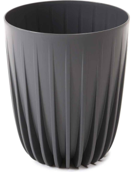 Květináč STRIPPED ECO V 30 cm antracitový