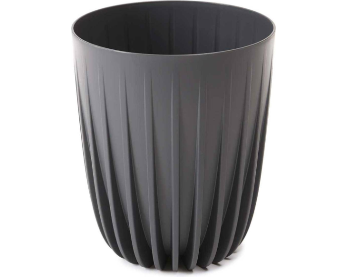 Květináč STRIPPED ECO V 30 cm antracitový