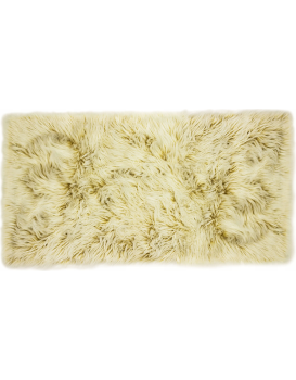 Kusový koberec s vysokým vlasem OMBRE 120 x 160 cm - hořčicový