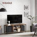 TV stolek Vasagle Pafo hnědý/černý
