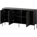 Komoda Vera 150 cm černá