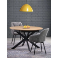 Rozkládací jídelní stůl ACORD 120/200 cm dub přírodní/černý