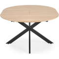 Rozkládací jídelní stůl ACORD 120/200 cm dub přírodní/černý