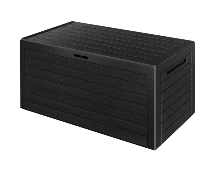 Zahradní úložný box Hill 280 L antracitový