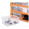 Organizér Damir s 18 přihrádkami černý/oranžový