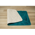Koupelnová sada koberečků PALM 50x80 cm tyrkysová